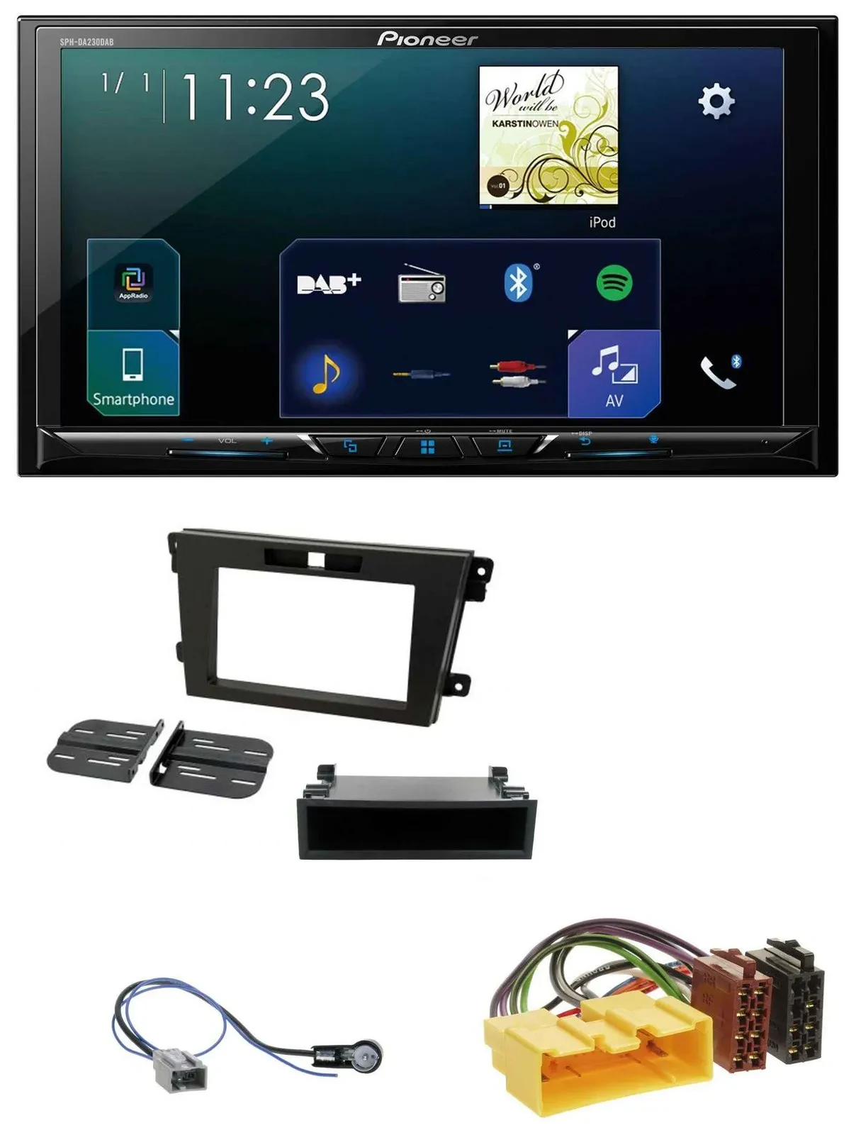 Pioneer MP3 Bluetooth USB 2DIN DAB Autoradio für Mazda CX-7 (2008-2010)
