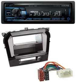 Alpine USB Bluetooth DAB MP3 Autoradio für Suzuki Vitara (ab 2015)