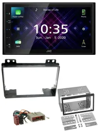 JVC DAB 2DIN MP3 Bluetooth USB Autoradio für Ford Fiesta 03-05 Fusion 02-05