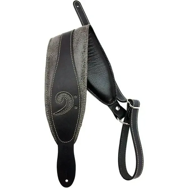 Ремень для гитары LM Products X-Clef Worn Edition Bass Strap Black