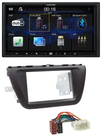 Alpine Bluetooth 2DIN MP3 DAB USB Autoradio für Suzuki SX4 (ab 2013)