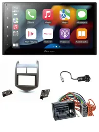 Автомагнитола для Chevrolet Aveo/Sonic (с 2011) Pioneer DAB, Bluetooth, 2 DIN, USB, MP3