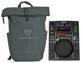 Gemini MDJ-600 Single Tabletop USB/CD Media Player DJ MIDI Controller+Backpack
