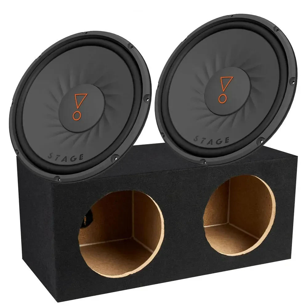 2x JBL Stage 102 900W 10" Subwoofers+Dual Sealed Enclosure