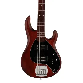 Sterling SUB Series StingRay RAY5 HH 5-String Electric Bass Guitar Walnut Satin
