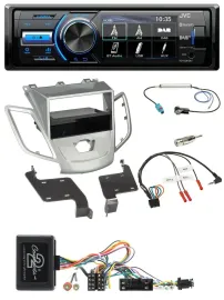 JVC Bluetooth Lenkrad USB DAB Autoradio x für Ford Fiesta 2010-13 ohne Display s