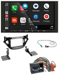JBL MP3 DAB Bluetooth USB 2DIN Autoradio für Opel Adam Corsa E 2017-2019