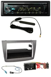 Автомагнитола Pioneer CD/MP3/AUX/DAB/USB для Alfa Romeo Mito (с 2014), серебристая