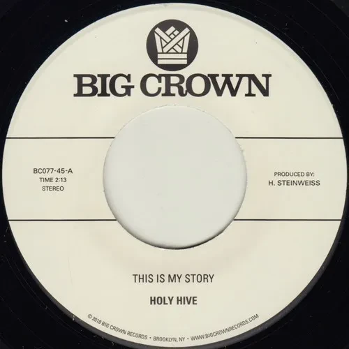 Виниловая пластинка Holy Hive – This Is My Story / Blue Light (Релиз 2018)