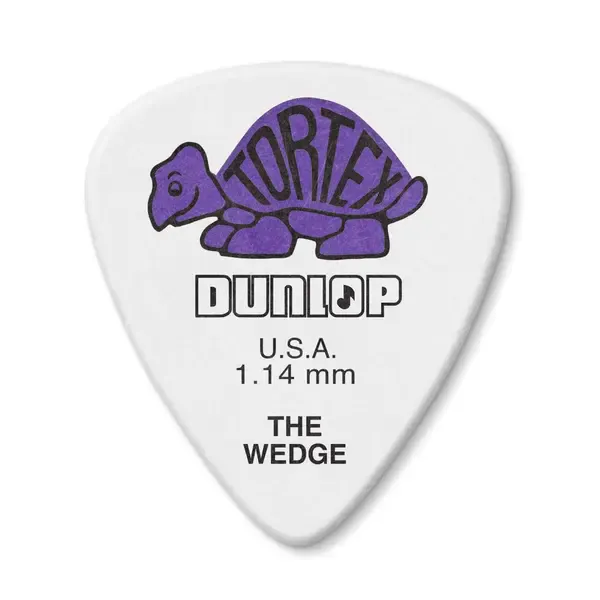 Медиаторы Dunlop Tortex Wedge 424R1.14