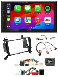 JVC Bluetooth USB Lenkrad 2DIN DAB Autoradio für Hyundai Santa Fe 2010-2012