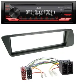 JVC Bluetooth USB DAB MP3 Autoradio für Peugeot 306