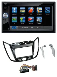 Blaupunkt SD Bluetooth 2DIN MP3 USB AUX Autoradio für Ford C-Max Kuga Klavierlac
