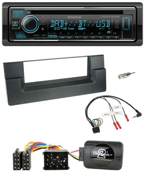 Kenwood Lenkrad Bluetooth DAB USB CD Autoradio für BMW 5er E39 1996-2004 Aktivsy