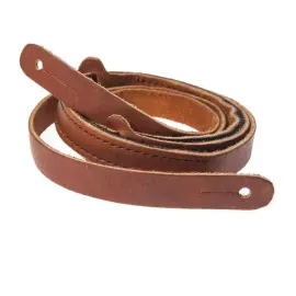 Henry Heller Bluegrass Leather Mandolin Strap, Brown