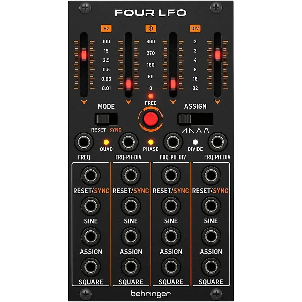 Модульный студийный синтезатор Behringer Four LFO