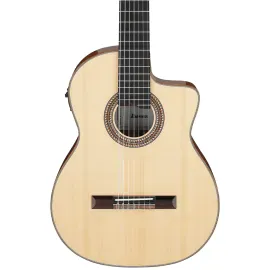 Ibanez GA3007CE 7-S Thinline Acoustic-Electric Classical Guitar Solid Spruce Top