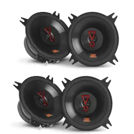 (2 Pairs) JBL Stage3 427F 120W RMS 4" 2-Way Coaxial Car Speakers