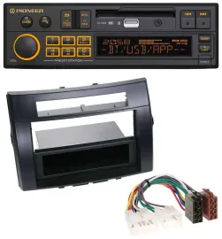 Автомагнитола для Toyota Corolla Verso (2004–2009) Pioneer DAB MP3 USB Bluetooth черный