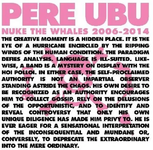 Виниловая пластинка Pere Ubu - Nuke The Whales 2006-2014 [New Vinyl LP] Oversize Item Spilt, Ltd Ed,