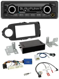 Blaupunkt Bluetooth DAB Lenkrad USB Autoradio für Toyota Yaris ab 2014 schwarz 2