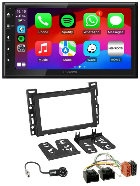 Kenwood MP3 USB DAB 2DIN Bluetooth Autoradio für Chevrolet Opel GT 07-09