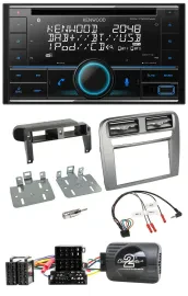 Автомагнитола Kenwood 2 DIN CD DAB USB Bluetooth для Fiat Grande Punto 2005–2006, совместимая с кнопками на руле