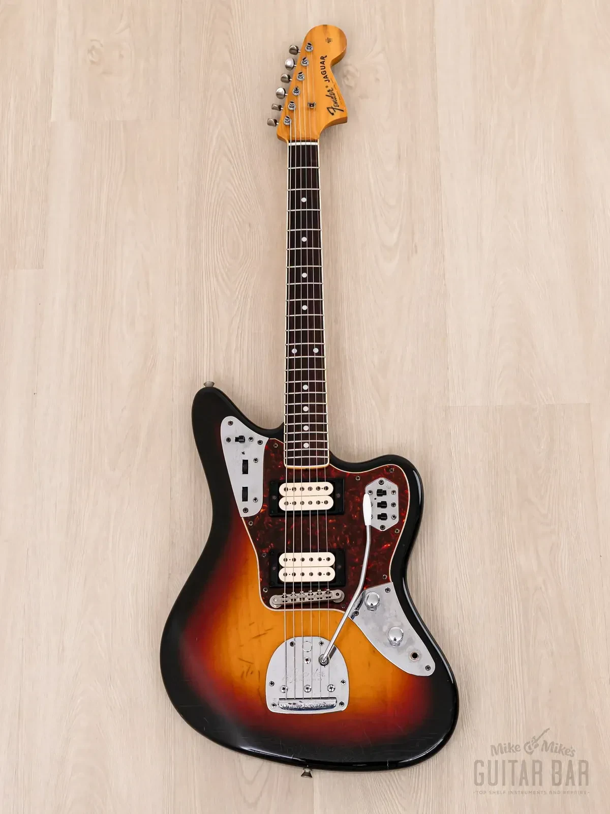 Электрогитара Fender Jaguar Kurt Cobain HJG-66KC IV Ikebe Limited Model HH Sunburst w/gigbag Japan 1999