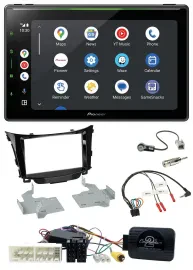 Pioneer 2DIN Lenkrad USB Bluetooth DAB Autoradio für Hyundai I30 ab 2017