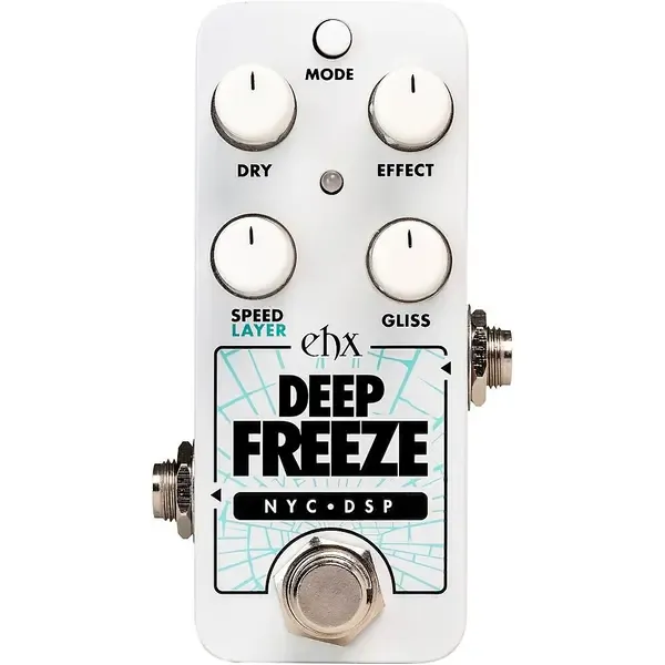 Педаль эффектов для электрогитары Electro-Harmonix Deep Freeze Sound Retainer Effects Pedal White