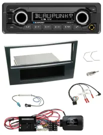Автомагнитола Blaupunkt для Opel Corsa D (2009–2014) Bluetooth, USB, MP3, черный