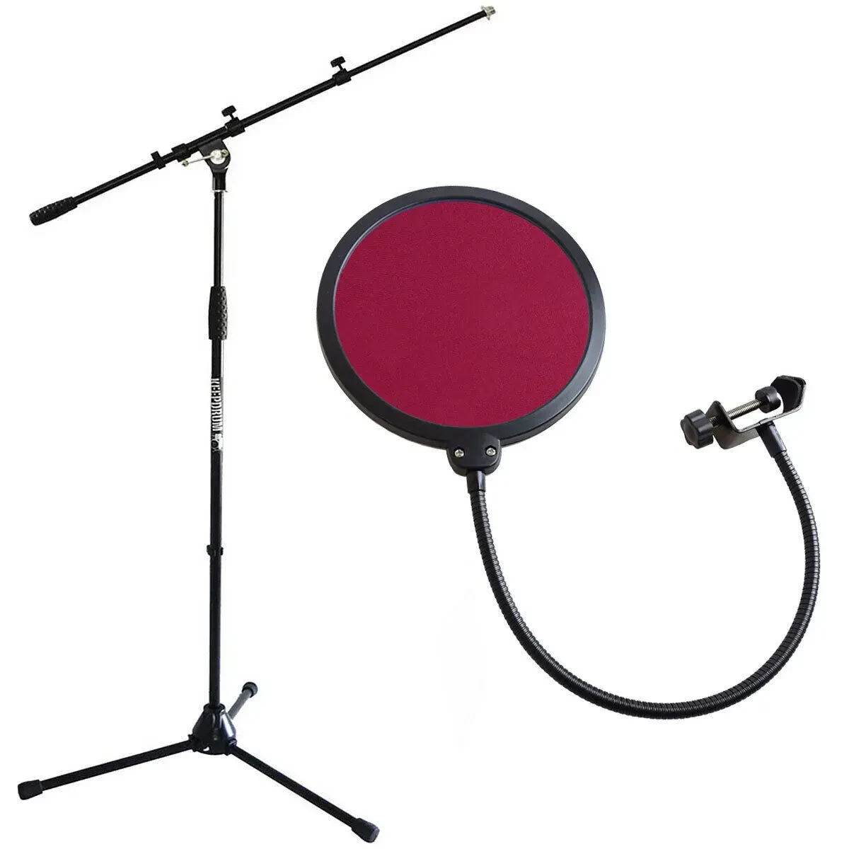 Стойка для микрофона keepdrum MS106 Black с поп-фильтром