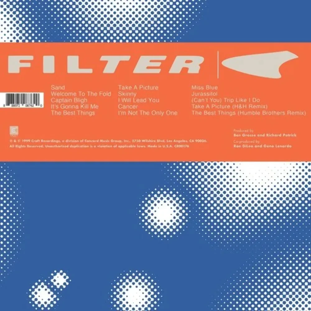Виниловая пластинка Filter – Title of Record (Релиз 1999) Sealed