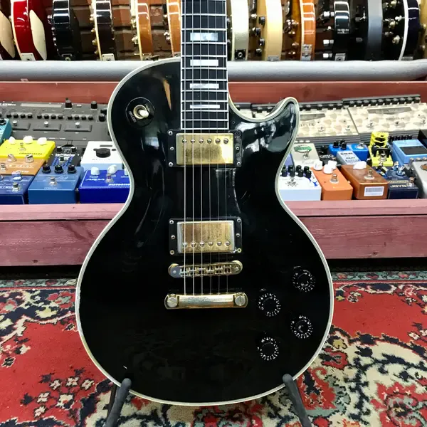 Электрогитара Gibson Les Paul Custom HH Black w\case USA 1997