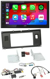 JVC Bluetooth 2DIN Lenkrad DAB USB Autoradio für Land Rover Evoque 2011-2013