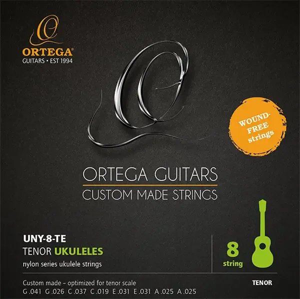 Комплект струн для укулеле тенор Ortega UNY-8-TE