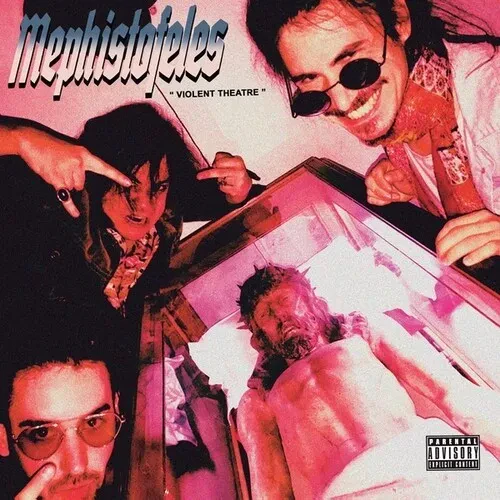 Виниловая пластинка Mephistofeles - Violent Theatre [New Vinyl LP] Blue, Colored Vinyl, Magenta