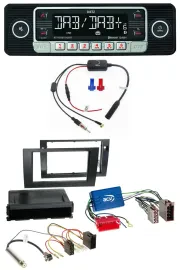 Dietz MP3 DAB Bluetooth USB Autoradio für Audi A4 B6 B7 01-08 Symphony Aktivsyst