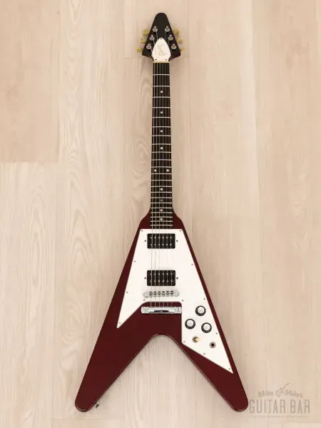 Электрогитара Gibson Flying V 1967 Vintage Reissue HH Heritage Cherry w/case USA 1998