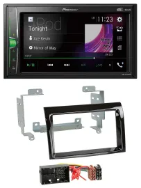 Pioneer 2DIN MP3 DAB USB Bluetooth Autoradio für Fiat Ducato Peugeot Boxer Citro