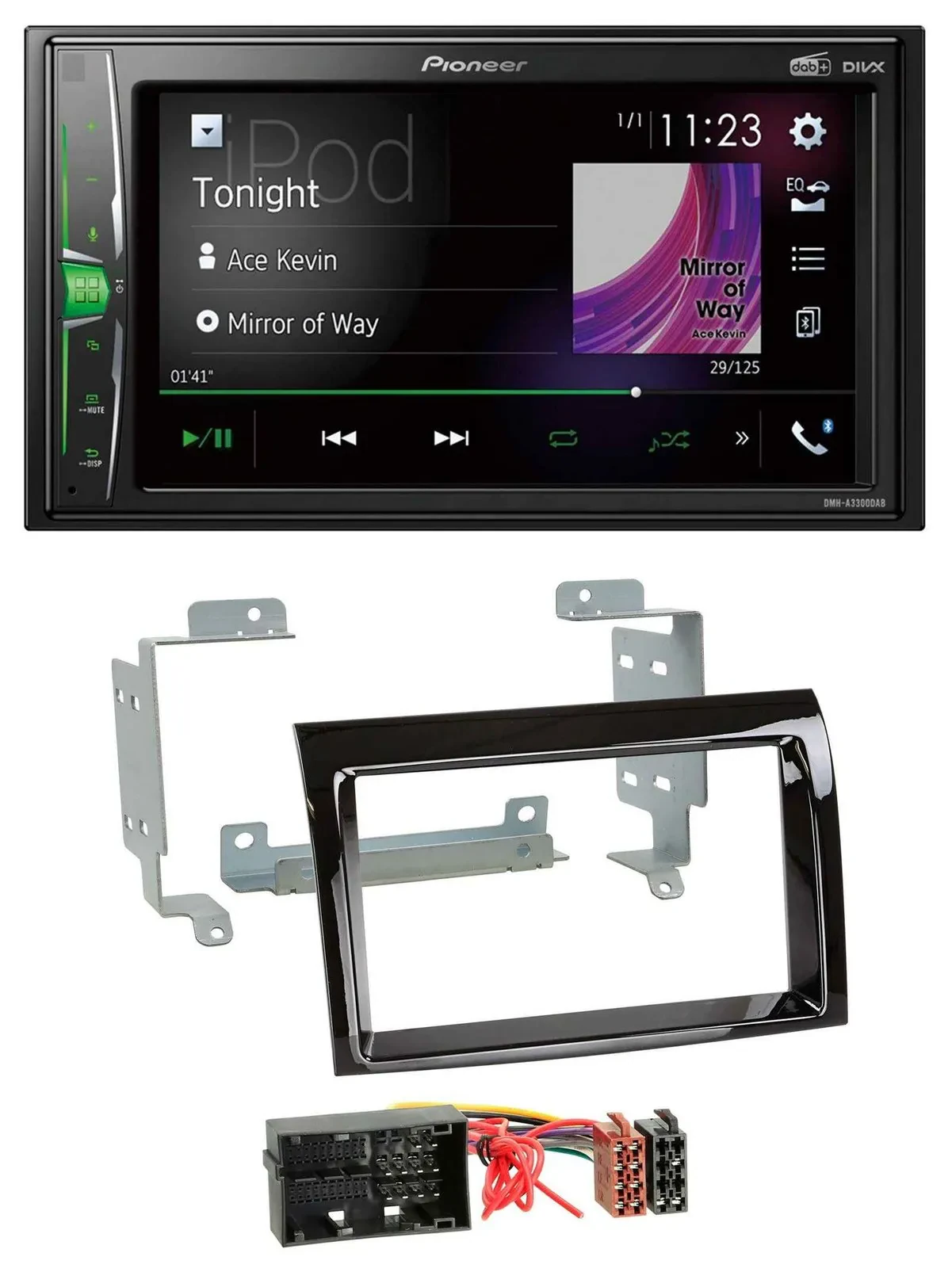 Pioneer 2DIN MP3 DAB USB Bluetooth Autoradio für Fiat Ducato Peugeot Boxer Citro