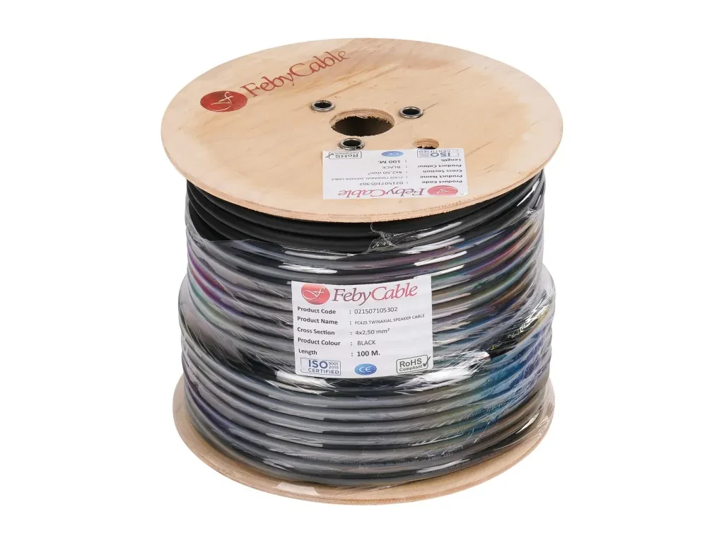 Кабель в бухте Feby Cable FC425BK-100 Black 100 м