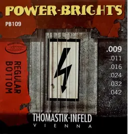 Струны для электрогитары Thomastik Power Brights PB109T 9-42