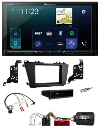 Pioneer Lenkrad Bluetooth USB 2DIN DAB Autoradio für Mazda 5 2010-2015