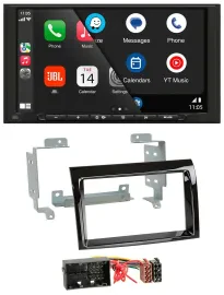 JBL USB 2DIN MP3 Bluetooth AUX Autoradio für Fiat Ducato Peugeot Boxer Citroen J