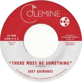 Виниловая пластинка Joey Quinones – There Must Be Something, 7", прозрачный винил (Релиз 2022)