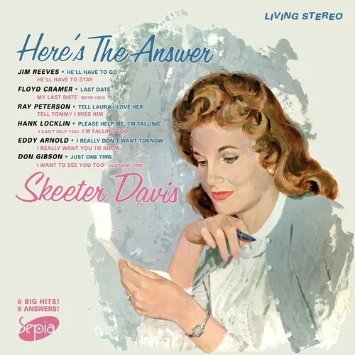 Виниловая пластинка Skeeter Davis - Here's The Answer [New Vinyl LP] Bonus Tracks, Colored Vinyl, Rm