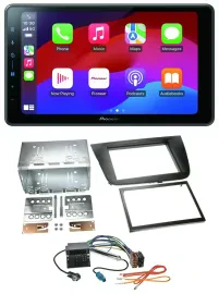 Pioneer Bluetooth 2DIN USB MP3 DAB Autoradio für Seat Leon 05-09 schwarz