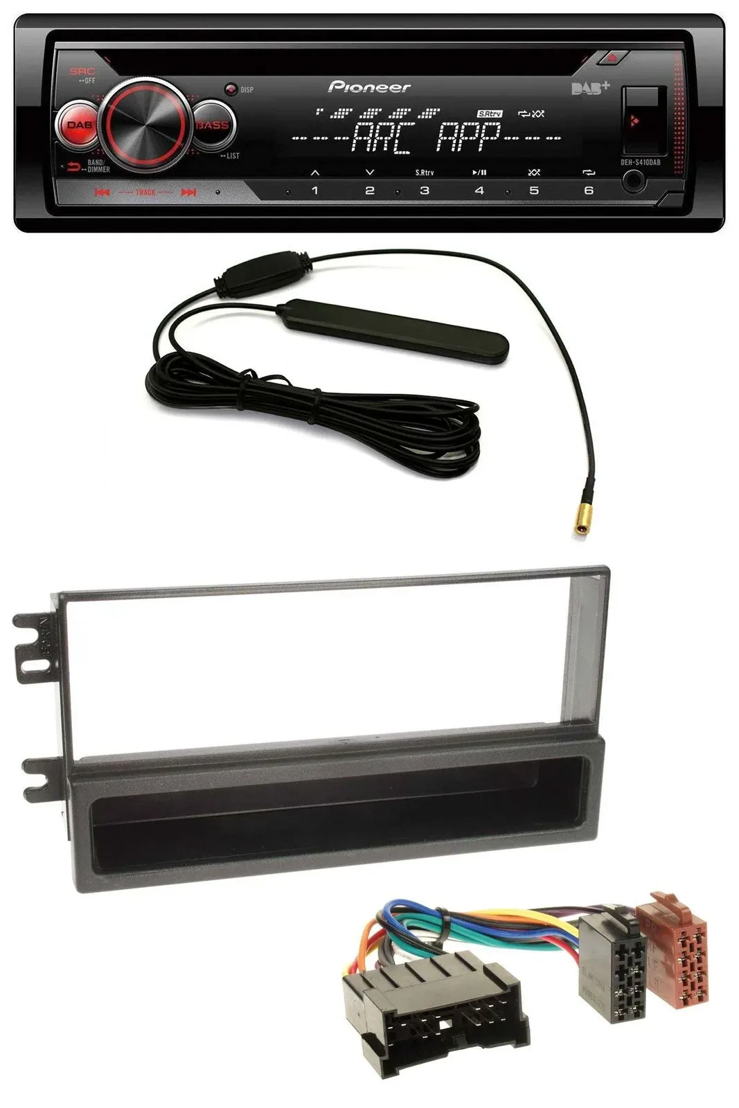 Pioneer CD USB AUX DAB MP3 Autoradio für Kia Sorento (2002-2006)