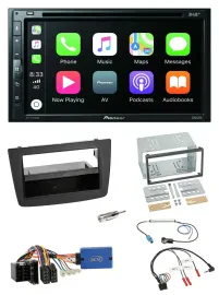 Pioneer DVD 2DIN Lenkrad DAB Bluetooth USB Autoradio für Alfa Romeo Mito ISO 955